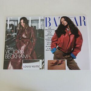 Fashion Magazine bundle Elle and Harper's Bazaar October 25